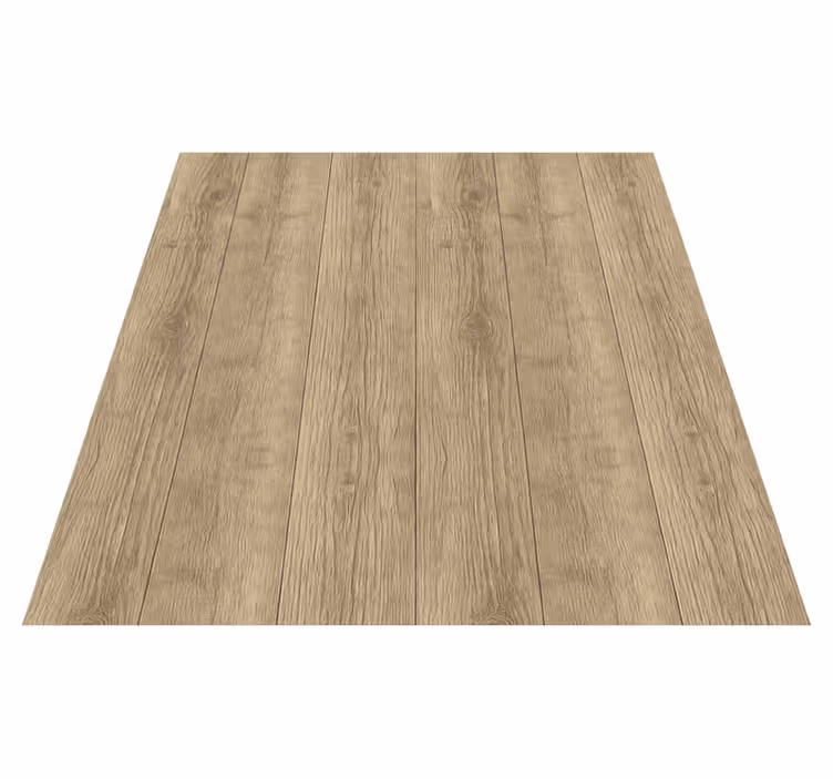 Alfombra vinílica marrón roble natural cepillado vertical - TenVinilo