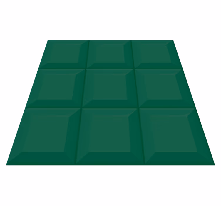 Alfombra vinílica verde adhesiva de verduras - TenVinilo