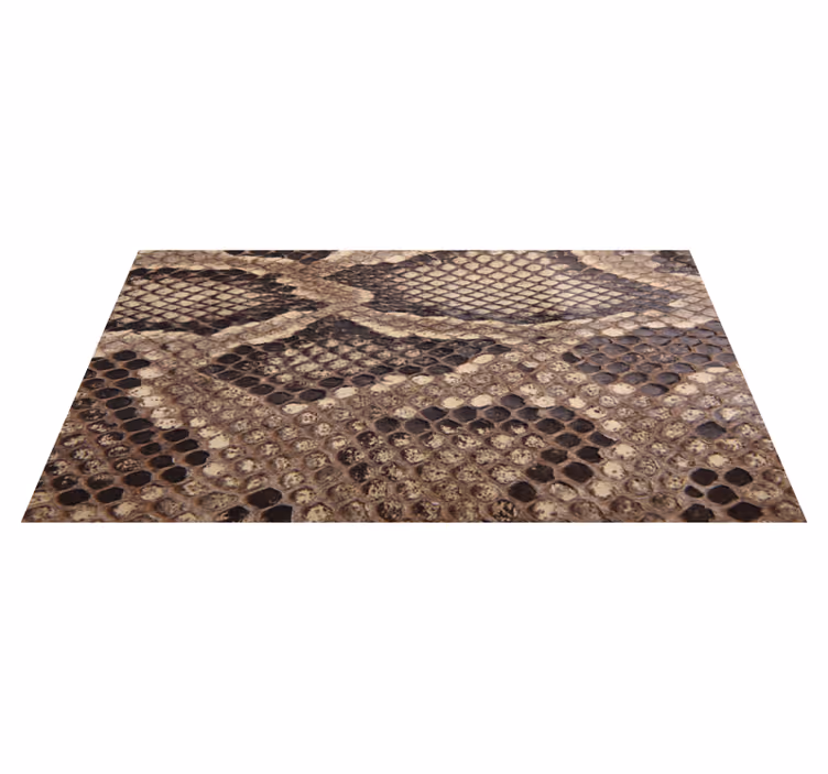 Alfombra vinílica Animal Print serpiente - TenVinilo