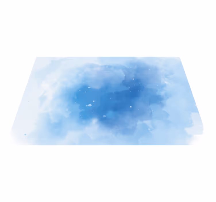 Alfombra vinilo salón moderna acuarela cielo - TenVinilo