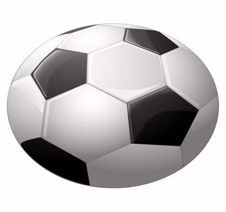 Alfombra vinílica dormitorio pelota de fútbol - TenVinilo