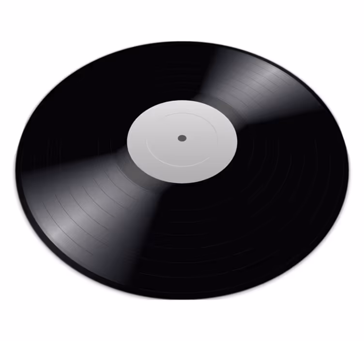 Alfombra vinílica vintage disco de vinilo retro - TenVinilo