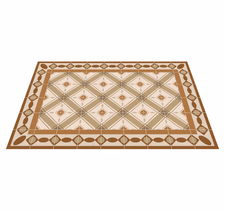 Alfombra vinilo salón azulejos portugueses - TenVinilo