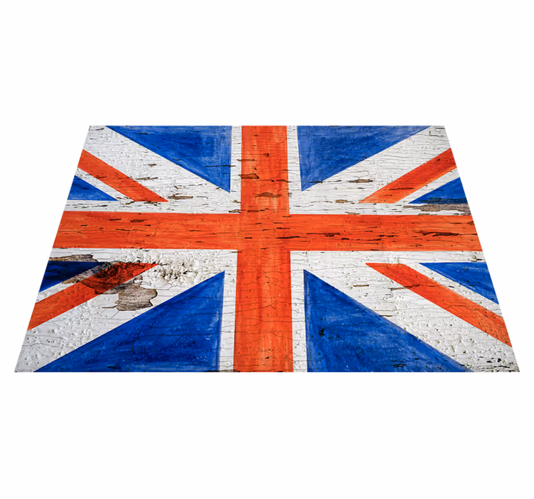 Alfombra vinílica moderna bandera Reino Unido - TenVinilo