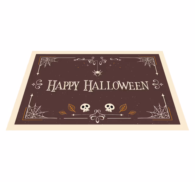 Alfombra vinílica halloween decoración de fiesta halloween - TenVinilo