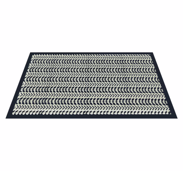 Alfombra vinílica rayas complejidad de chevron - TenVinilo