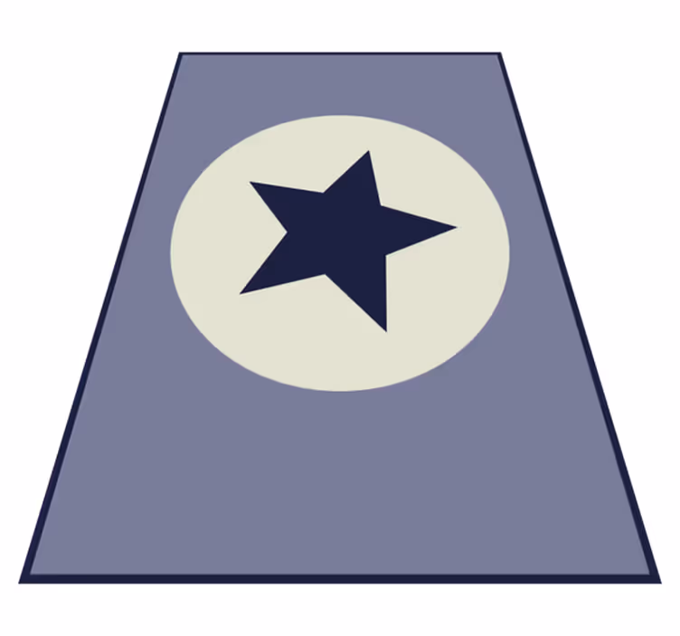 Alfombra vinílica estrellas centro de mesa estrella - TenVinilo