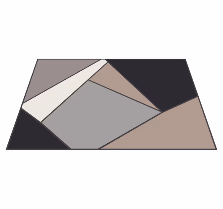 Alfombra vinílica geométrica vinilo formas geométricas - TenVinilo