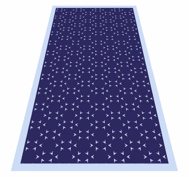 Alfombra vinílica rayas patrón de rayas náuticas - TenVinilo