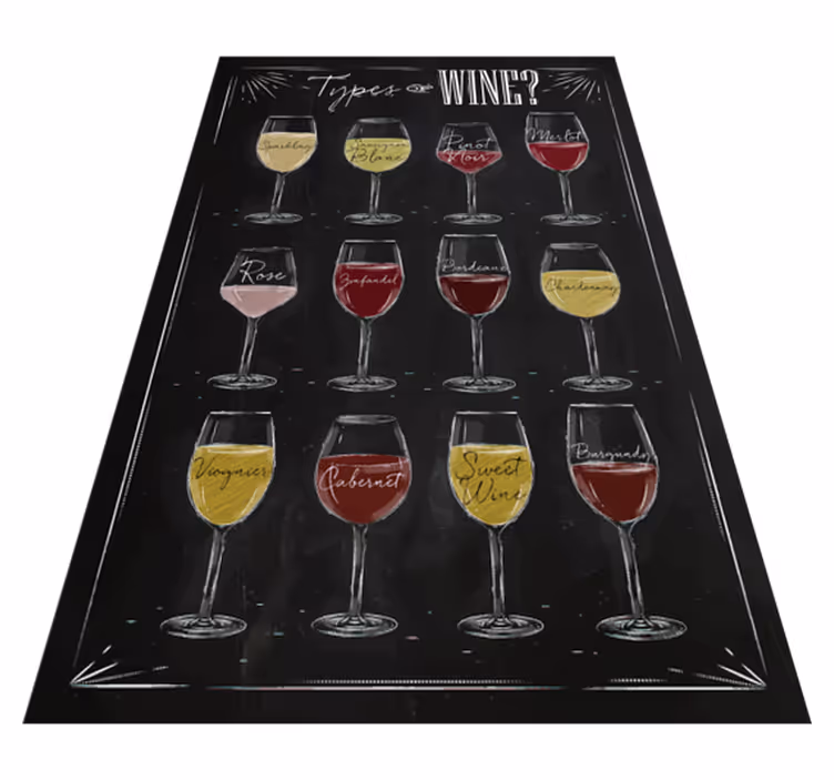 Alfombra vinilo cocina tipos de guía de vinos - TenVinilo
