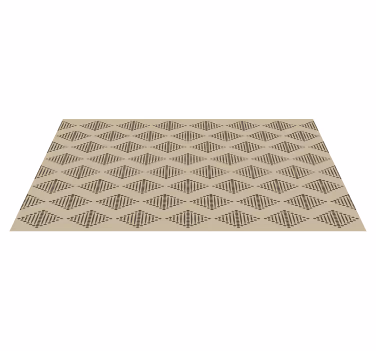 Alfombra vinílica geométrica elemento de patrón geométrico - TenVinilo