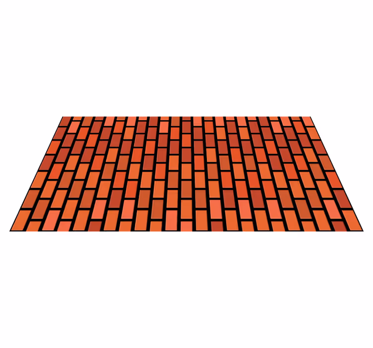 Alfombra vinílica textura simulación de mosaico geométrico - TenVinilo