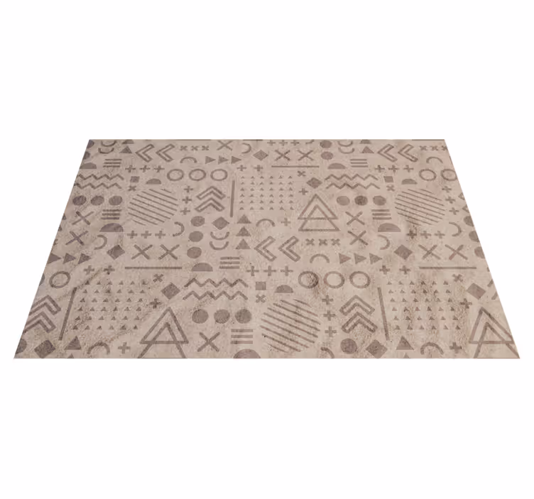 Alfombra vinilo baño moderna textura de arena - TenVinilo