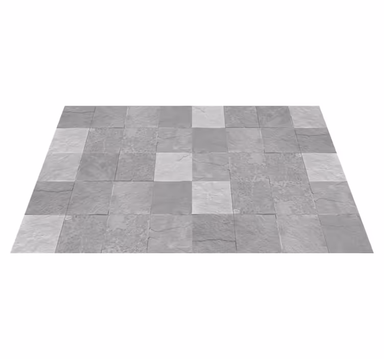 Alfombra vinilo baño azulejo de mármol - TenVinilo