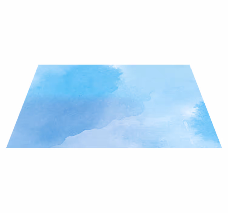 Alfombra vinílica textura piedra Cemento azul bebé - TenVinilo