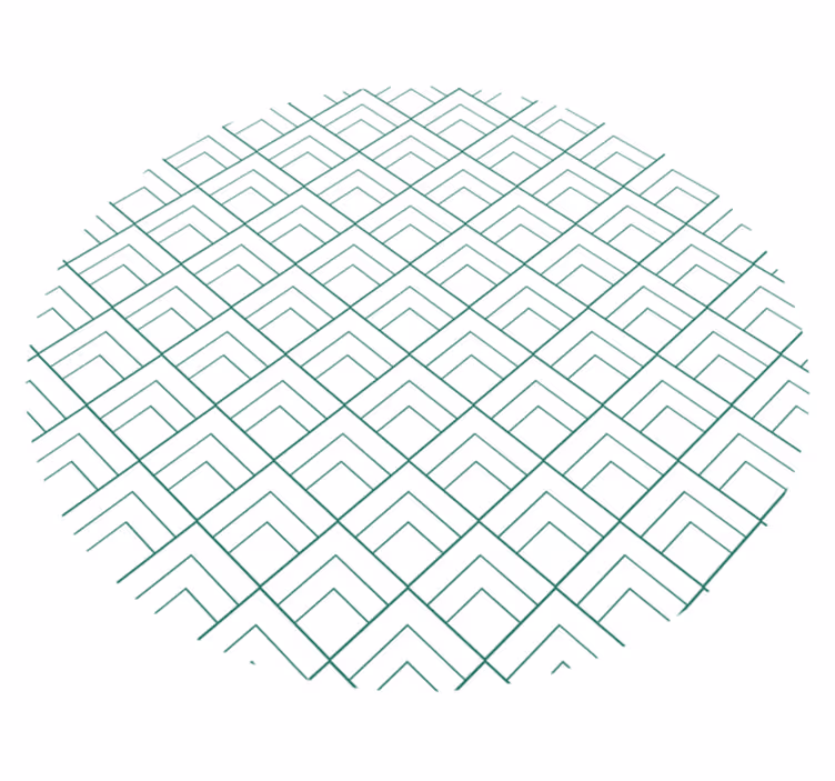 Alfombra vinílica geométrica con líneas geométricas - TenVinilo