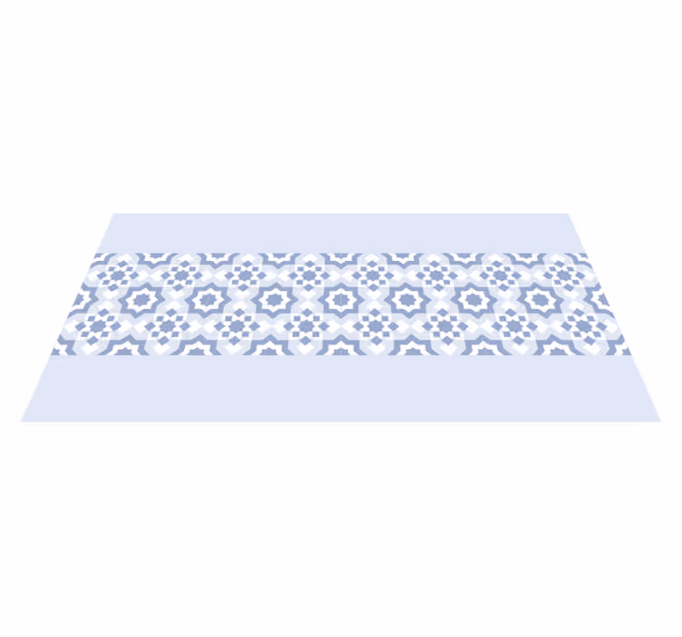 Alfombra vinilo cocina corredor de azulejos - TenVinilo