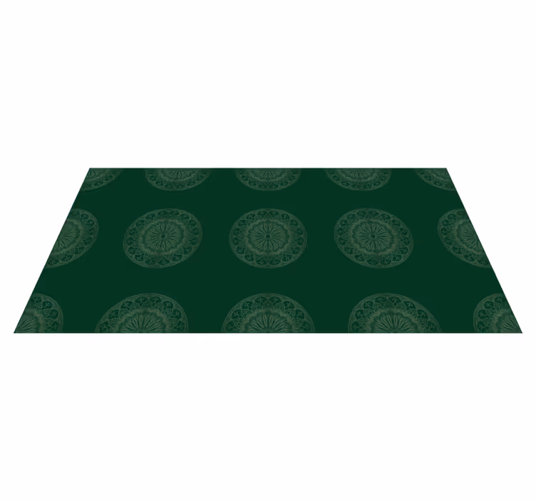 Alfombra vinílica mandala diseño de motivo mandala - TenVinilo