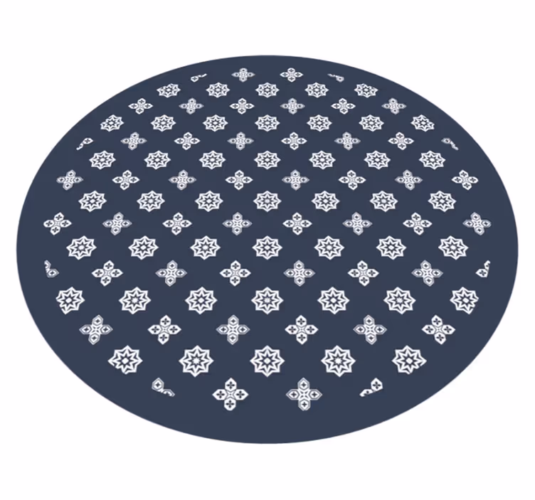 Alfombra vinílica estrellas patrones celestes - TenVinilo