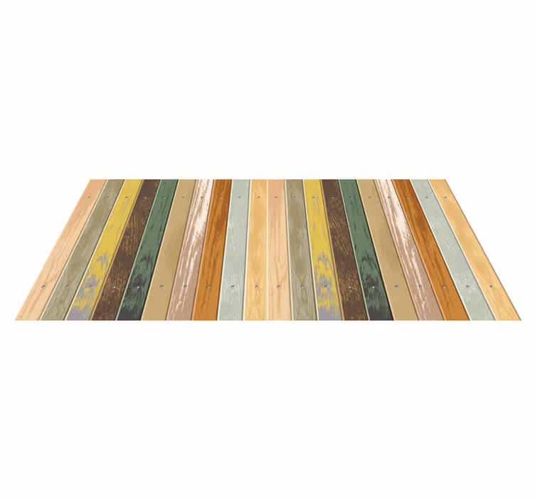 Alfombra vinílica madera rayas desgastadas - TenVinilo