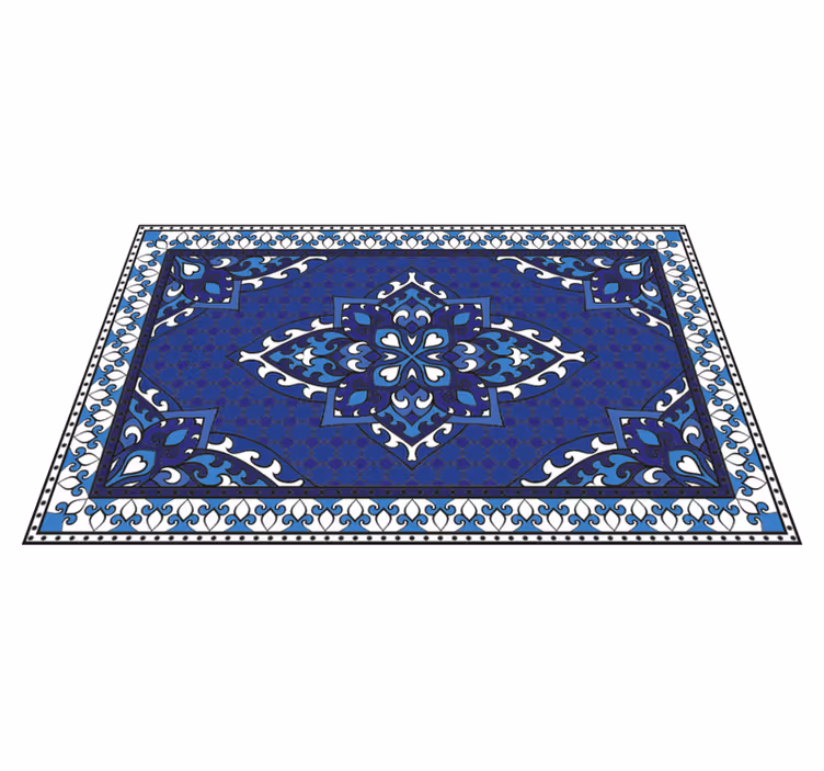 Alfombra vinílica mosaico simetría de azulejos - TenVinilo