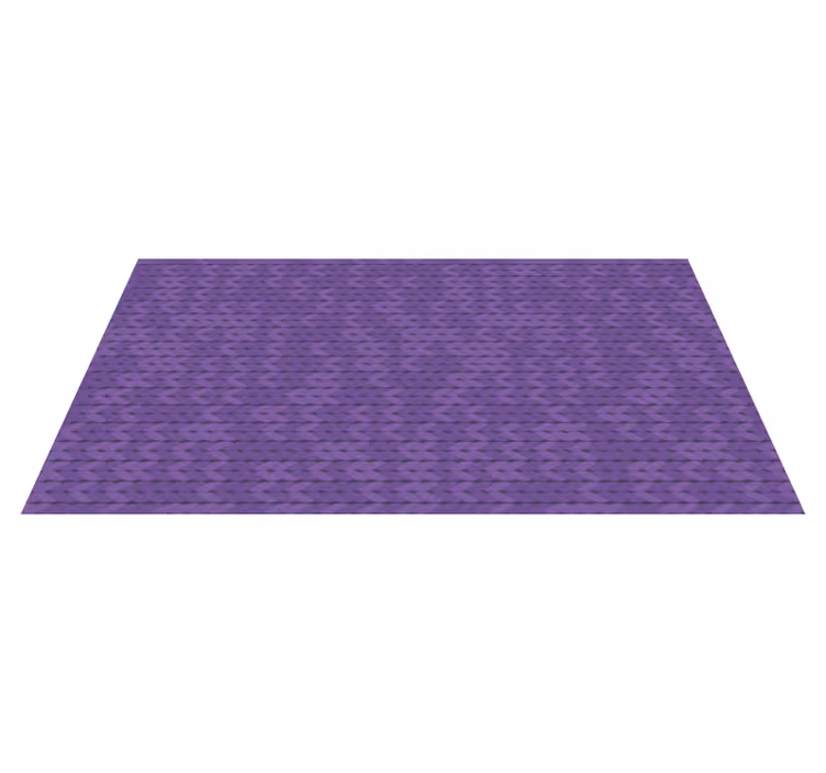 Alfombra vinílica textura patrón trenzado morado - TenVinilo