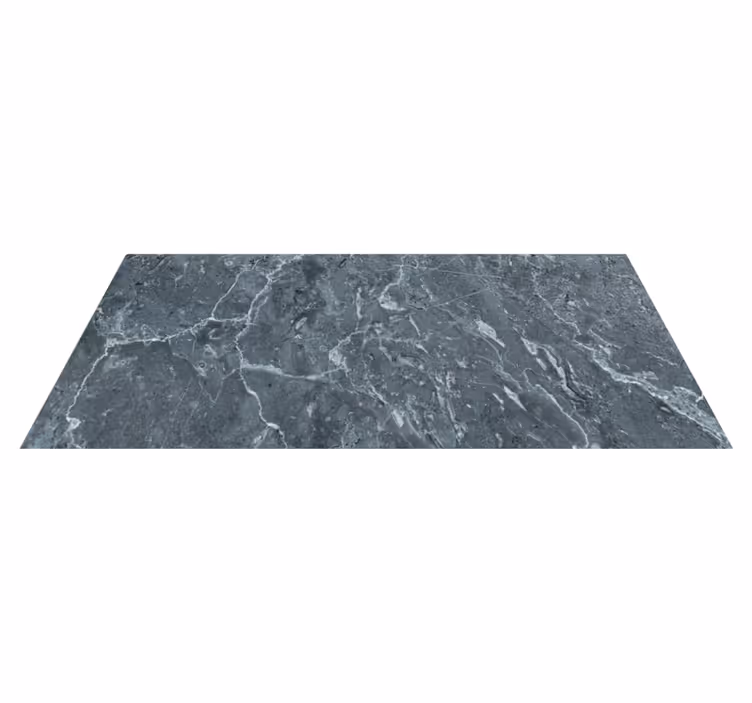 Alfombra vinílica cocina efecto mármol gris - TenVinilo