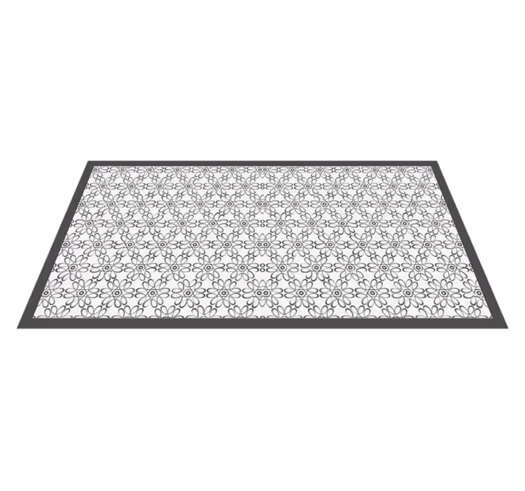 Alfombra pvc cocina moderna planta y hoja - TenVinilo