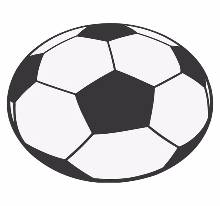 Alfombra vinílica infantil pelota de fútbol - TenVinilo