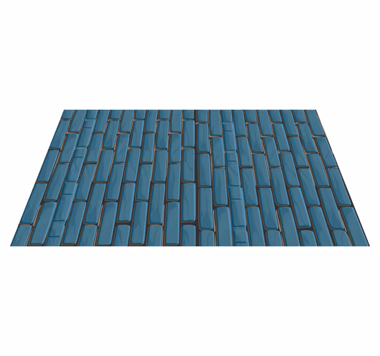 Alfombra hidráulica modelado de ladrillo - TenVinilo