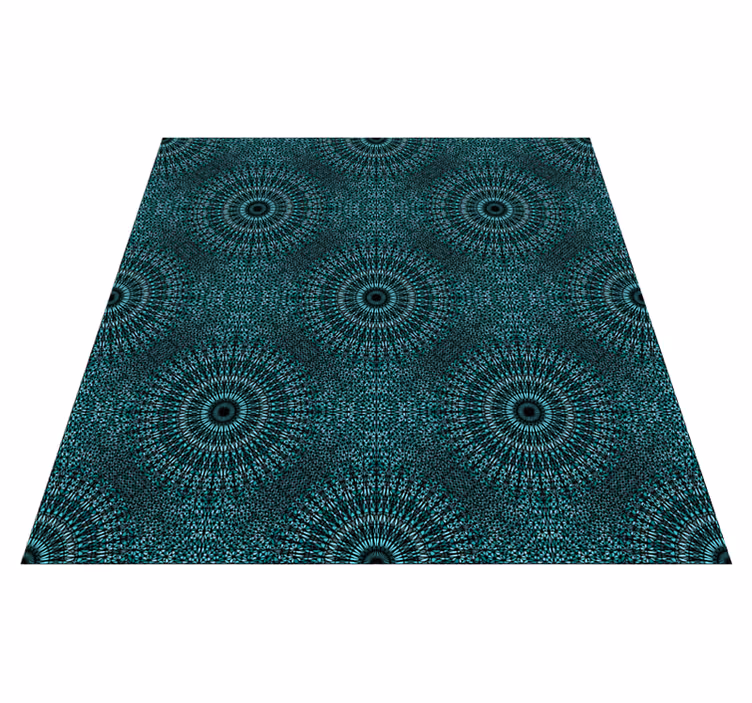Alfombra vinílica mandala resplandor  - TenVinilo