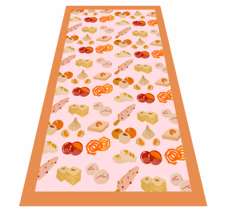 Alfombra vinilo cocina tema culinario - TenVinilo