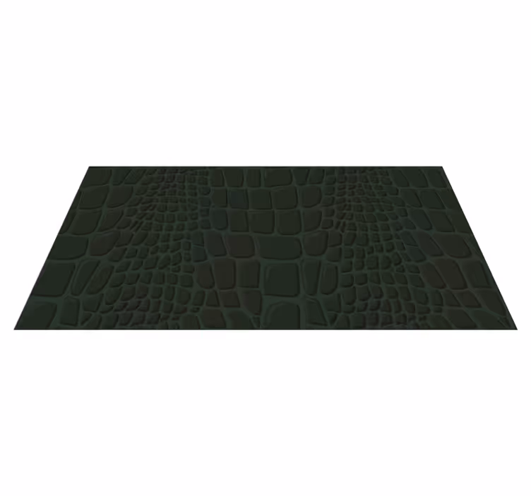 Alfombra vinílica animal print textura de cocodril - TenVinilo
