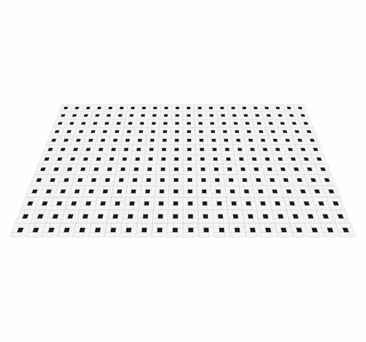 Alfombra vinílica cocina azulejos pequeños cuadrados - TenVinilo