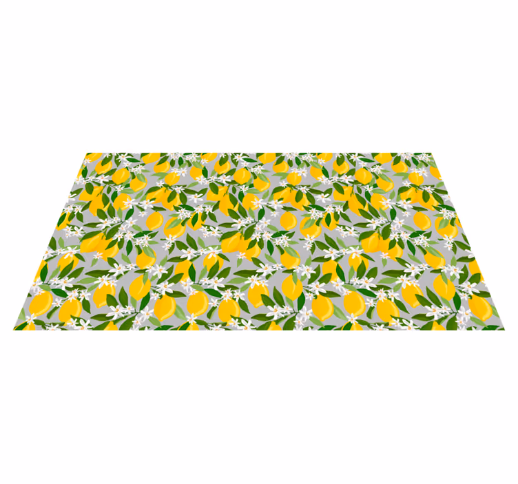 Alfombra pvc cocina de limonero - TenVinilo