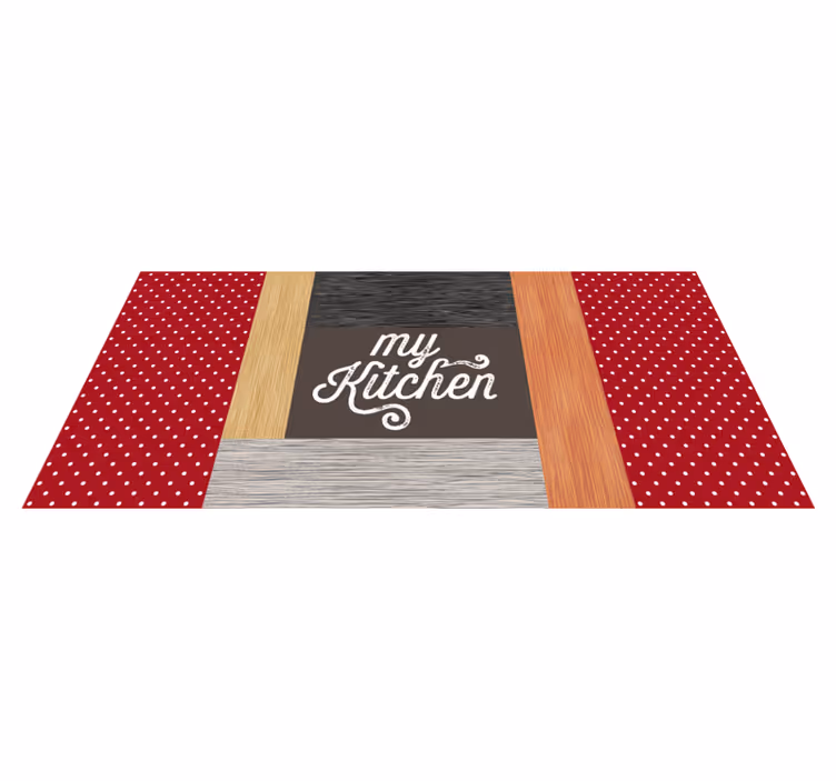 Alfombra vinilo cocina mi espacio con texturas - TenVinilo