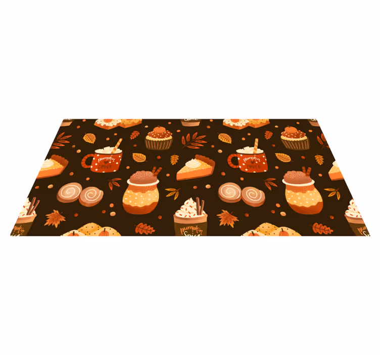 Alfombra vinilo cocina placer azucarado - TenVinilo
