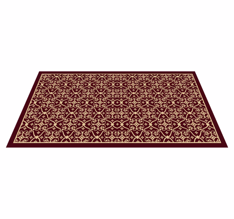 Alfombra vinílica vintage elegante estilo vintage - TenVinilo