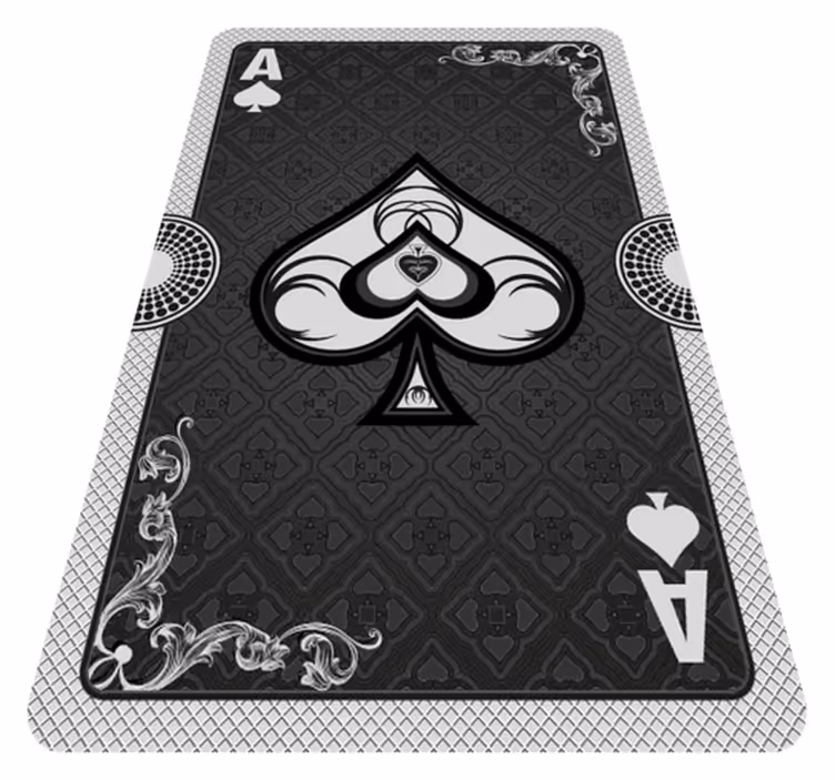 Alfombra vinílica dormitorio carta juego - TenVinilo