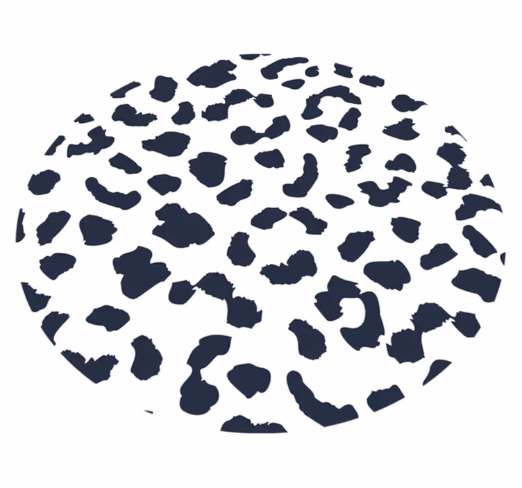 Alfombra vinílica animal print diseño de piel de vaca - TenVinilo