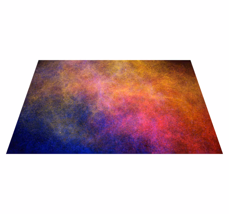 Alfombra vinílica textura explosión de colores vivos - TenVinilo