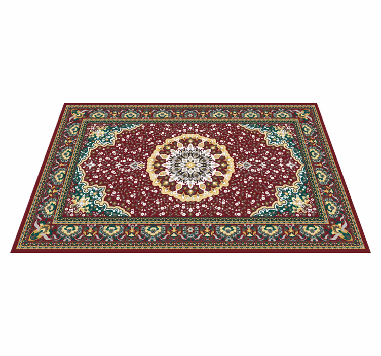 Alfombra pvc cocina étnica estilo persa - TenVinilo