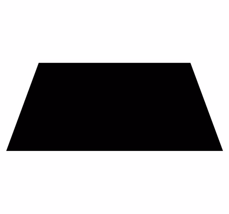 Alfombra vinilo salón rectangular negra - TenVinilo