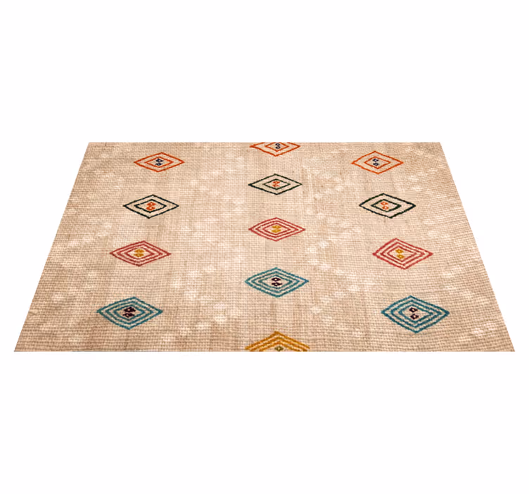 Alfombra vinílica nórdica Ojos jogol - TenVinilo