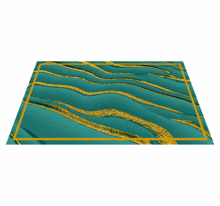 Alfombra vinílica efecto mármol patrón de onda abstracto - TenVinilo