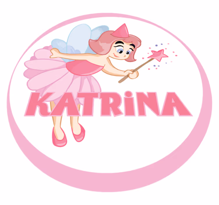 Alfombra vinílica personalizable tema de hada de ballet - TenVinilo