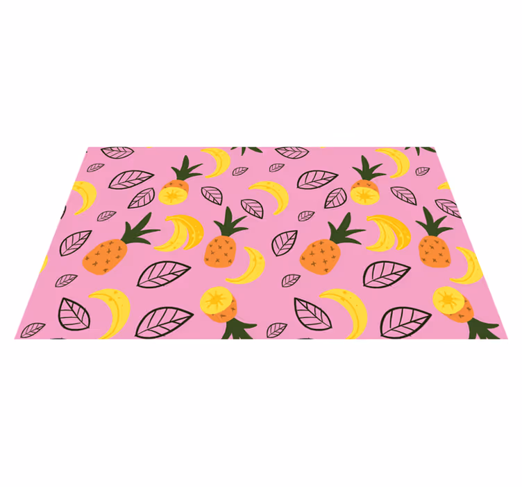 Alfombra vinilo cocina delicia de frutas exóticas - TenVinilo