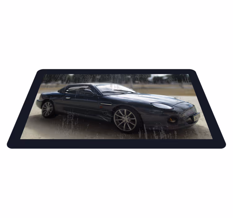 Alfombra carretera coche deportivo clásico - TenVinilo