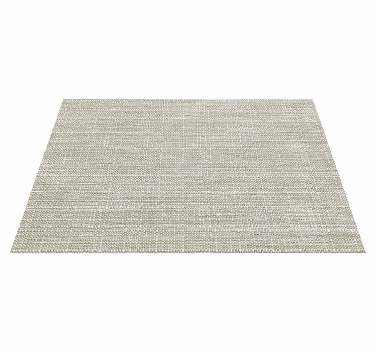 Alfombra vinilo salón textura de lino marrón claro - TenVinilo