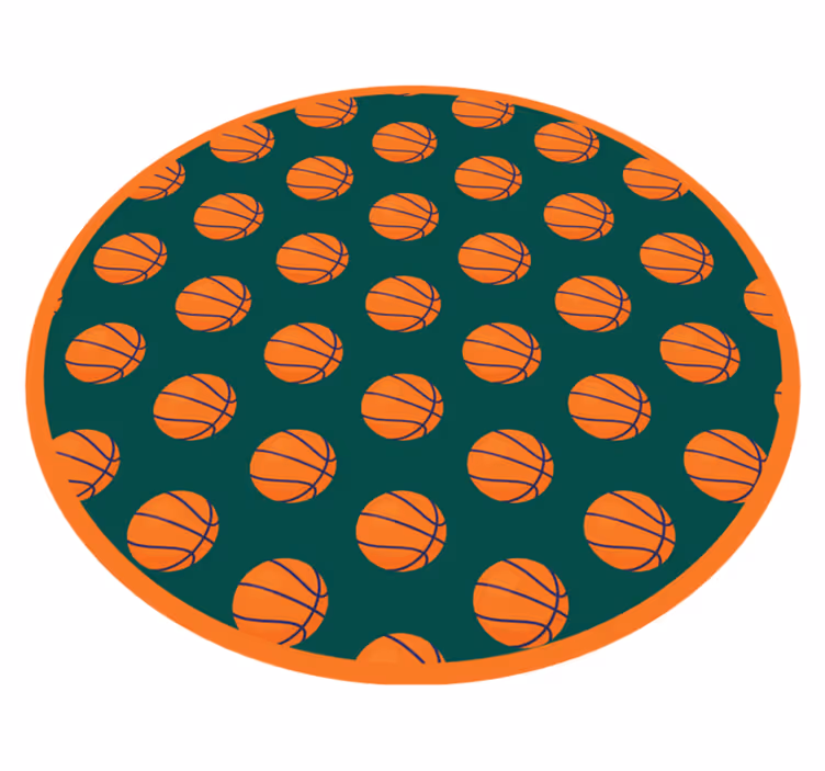 Alfombra carretera idea de baloncesto - TenVinilo
